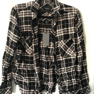 Rails Leo Plaid Flannel Shirt - Size S - NWT